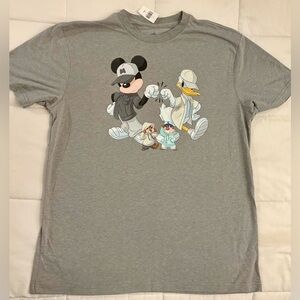 Disney Parks Disneyland Mickey & Donald Cool 90s Fist Pump Y2K T-Shirt Large NWT